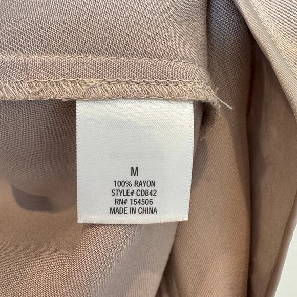 Francesca's Mi ami Taupe Open Midi Sleeveless Utility Vest Jacket NEW Med - Picture 11 of 12